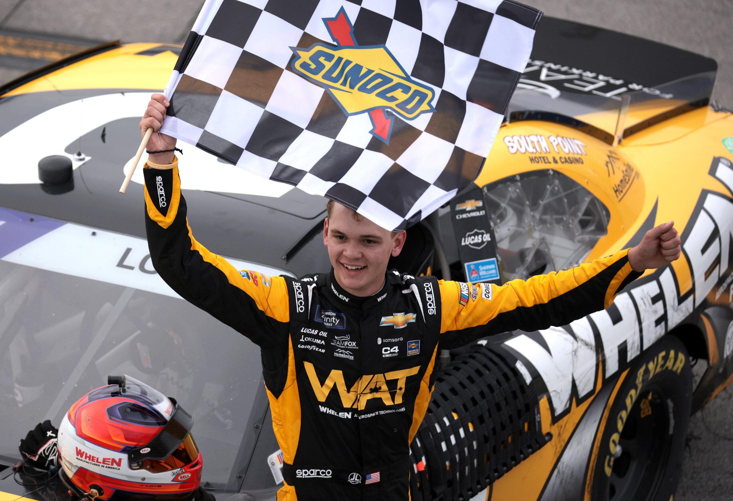 Jesse Love Scores His First NASCAR Xfinity Series Win in a Thrilling