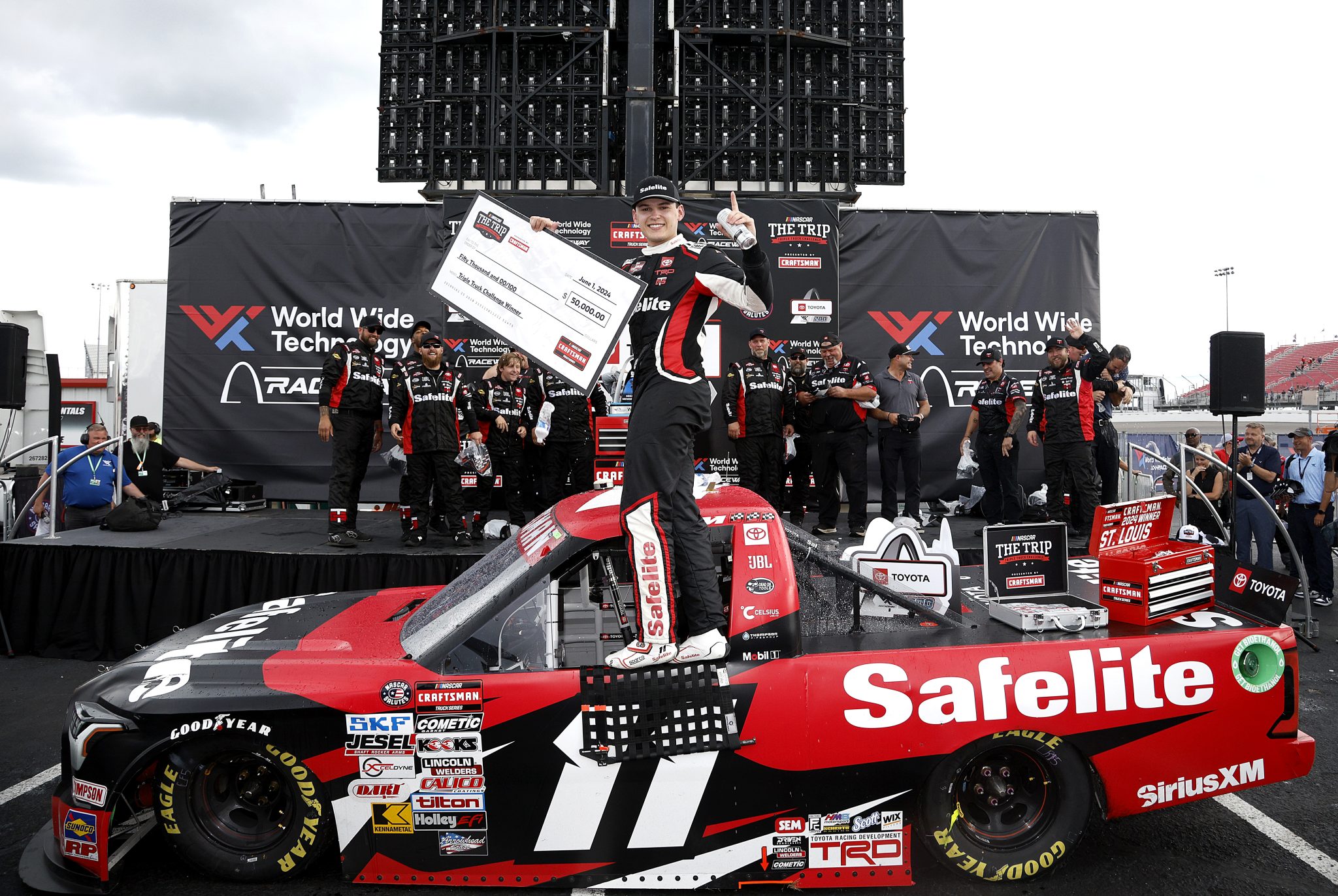 Corey Heim Grabs a NASCAR Truck Series Victory at World Wide Technology