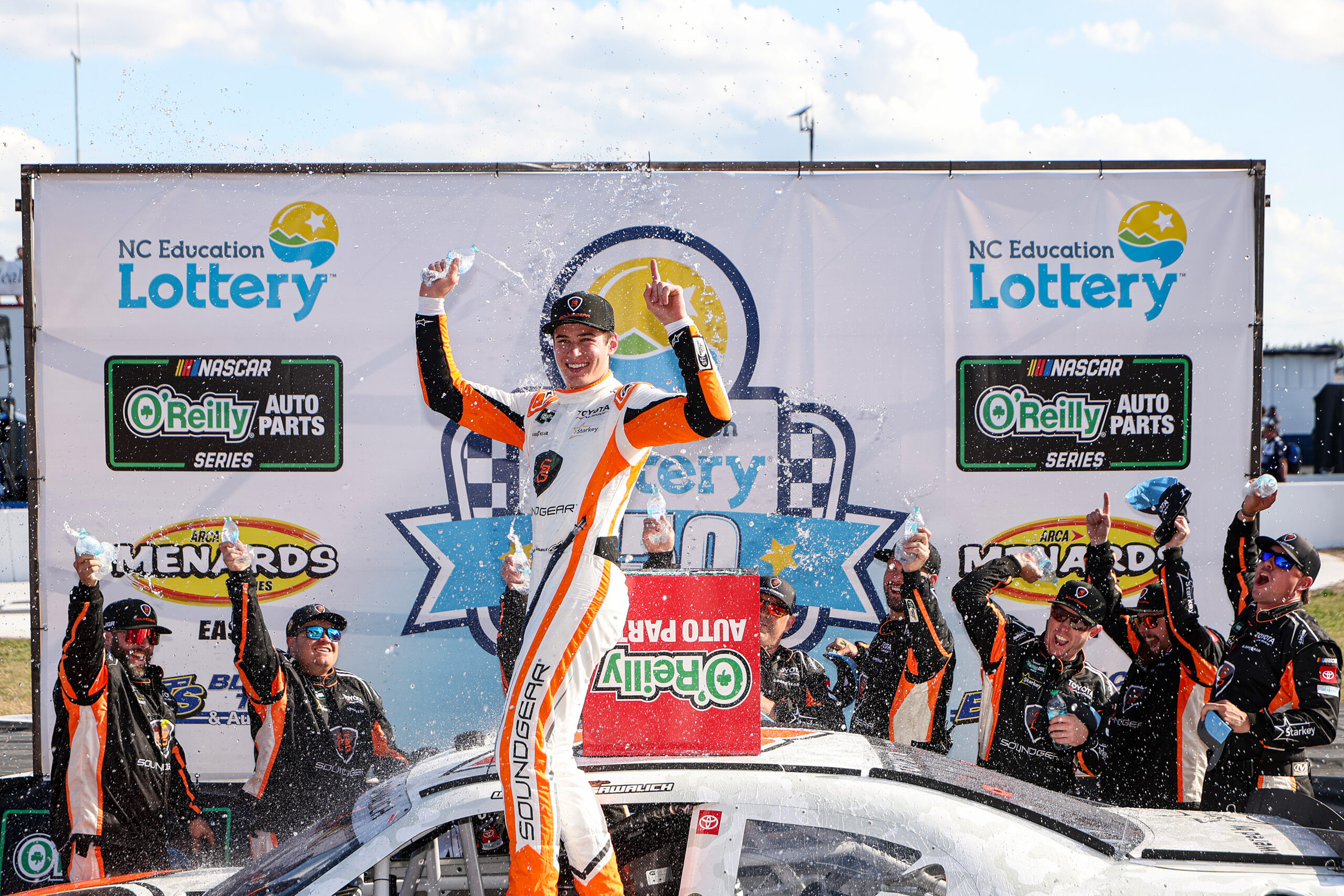 RECAP: William Sawalich Grabs Breakthrough NASCAR O’Reilly Series Win at Rockingham