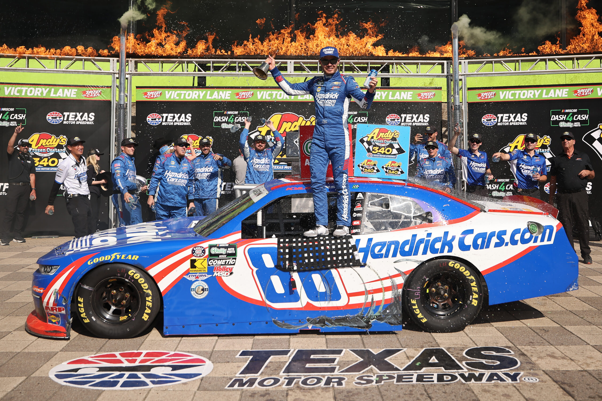 RECAP: Kyle Larson Prevails for a NASCAR O’Reilly Series Victory at Texas